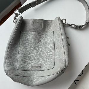 Rebecca Minkoff grey leather hobo purse